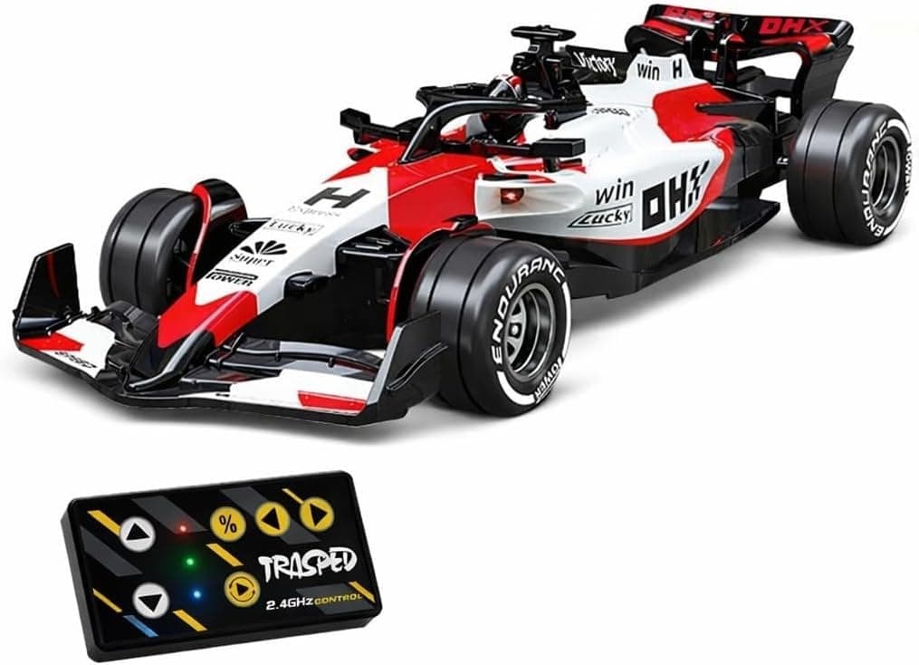 TRASPED 1:64 Die-Cast F1 Mini RC Racing Car — Multicolor — view 1