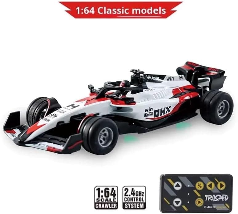 TRASPED 1:64 Die-Cast F1 Mini RC Racing Car — Multicolor — view 3