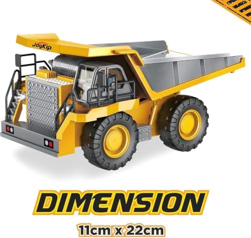 YIGONG YG258-E 9-Channel RC Alloy Dump Truck — 2.4GHz — view 1