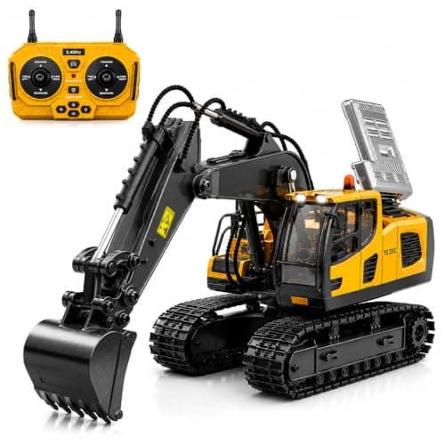YIGONG YG231C 11-Channel RC Excavator 1:20 — Black Boom, 680° Rotation — view 1