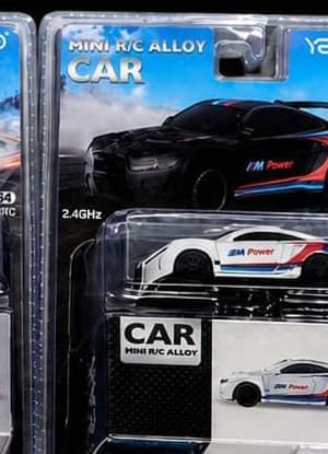 YEGAO Mini Drift 1:64 Alloy RC Car — 4 Models × 2 Colours, 8 Blisters — view 8