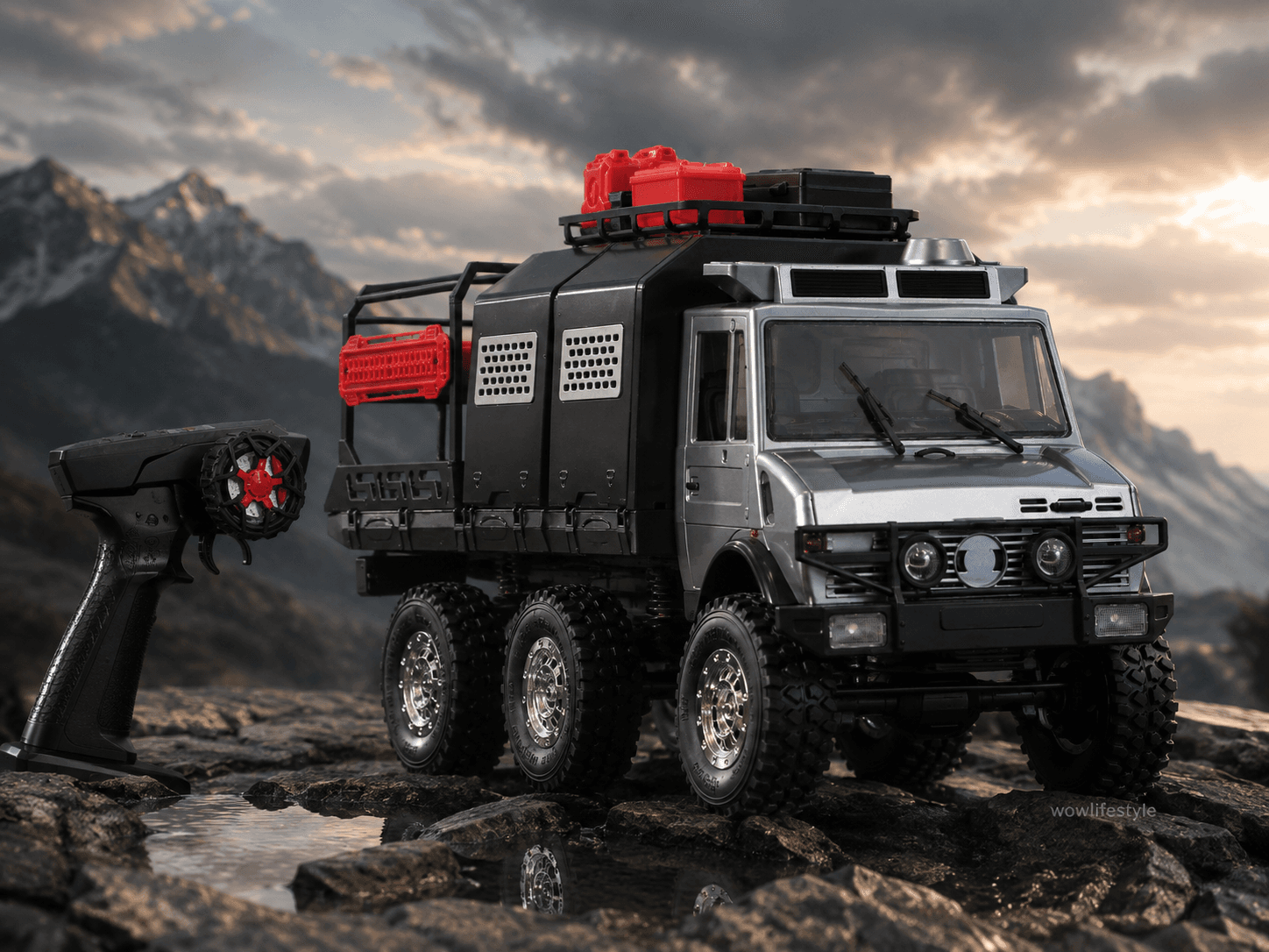 Wild XRC Mercedes Unimog 6WD 1:18 RC Rock Crawler – Metal Frame, RTR — view 5
