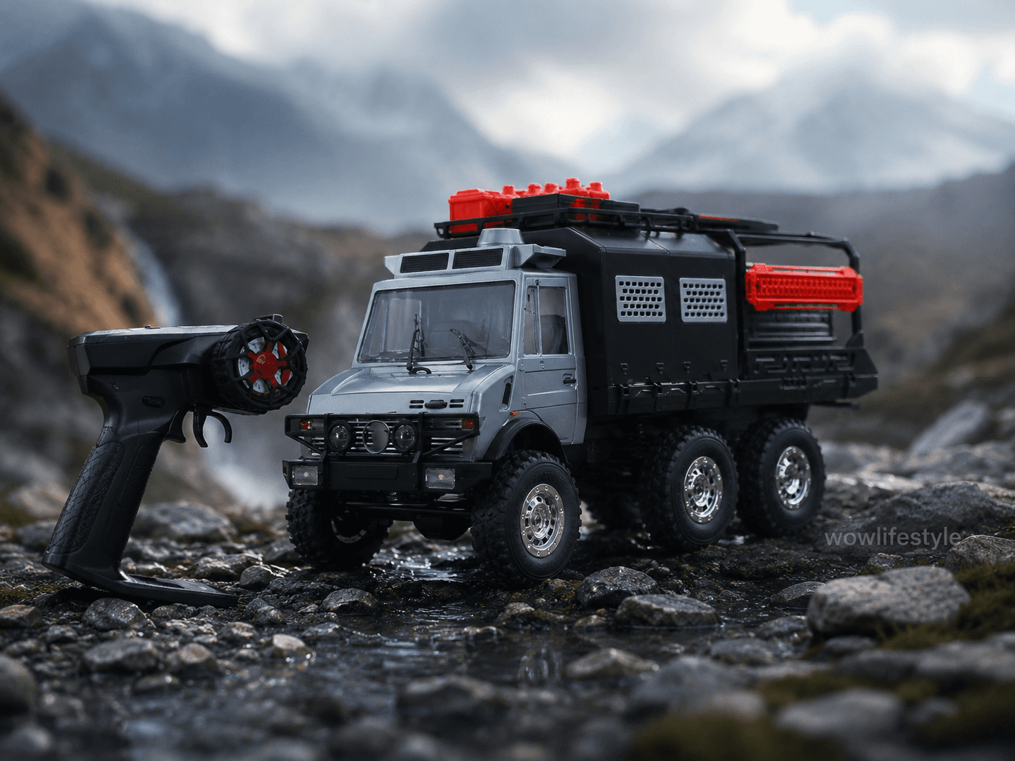 Wild XRC Mercedes Unimog 6WD 1:18 RC Rock Crawler – Metal Frame, RTR — view 6