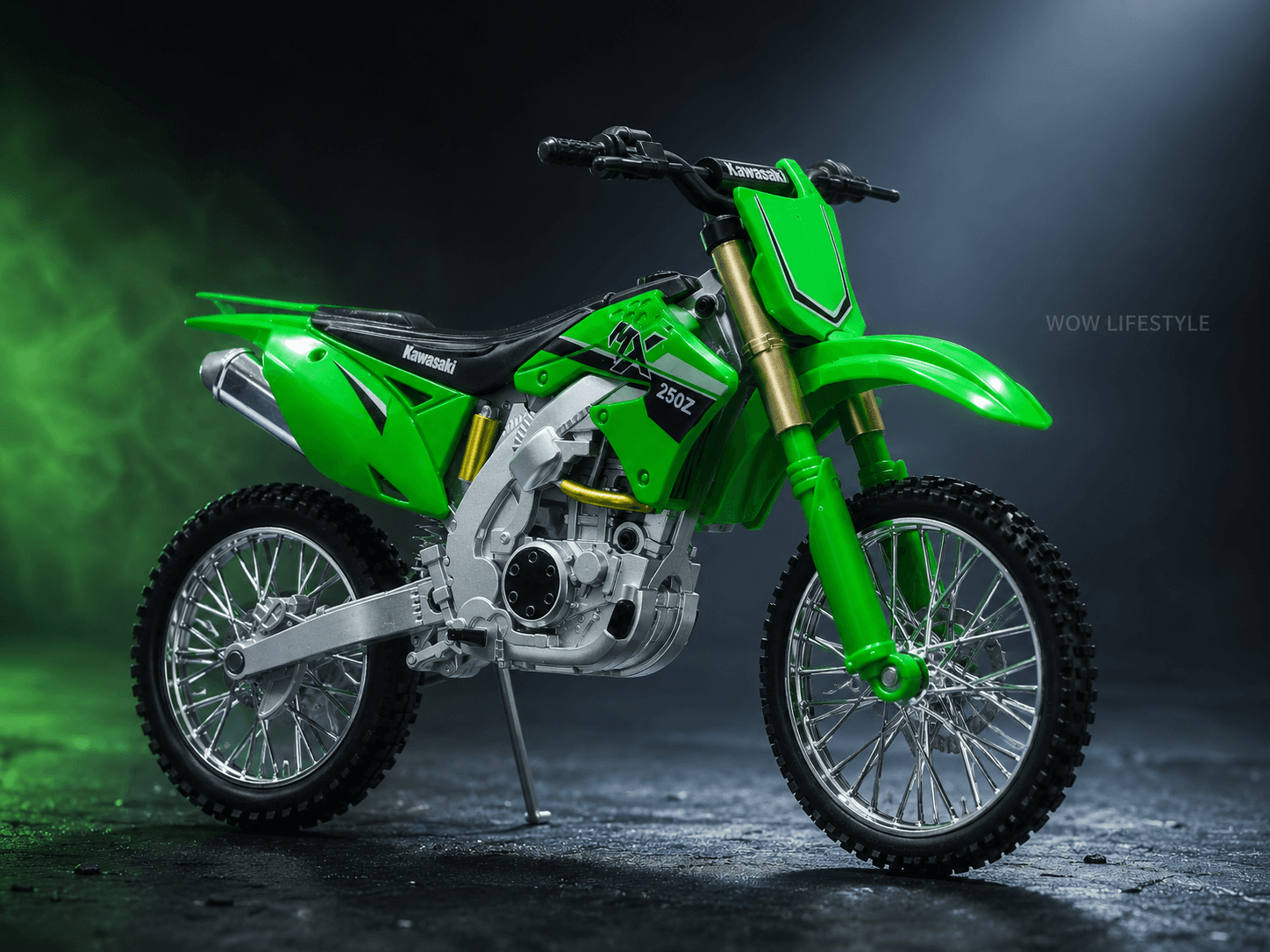 KTRS Enterprise Die-Cast Motocross Dirt Bike 1:10 — Multicolor — view 5